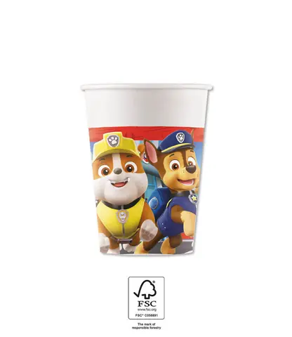 PAW PATROL HERO FSC GOBELETS 200ML 8pcs