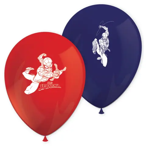 SPIDERMAN CRIME FIGHT BALLONS IMPRIMES 8pcs