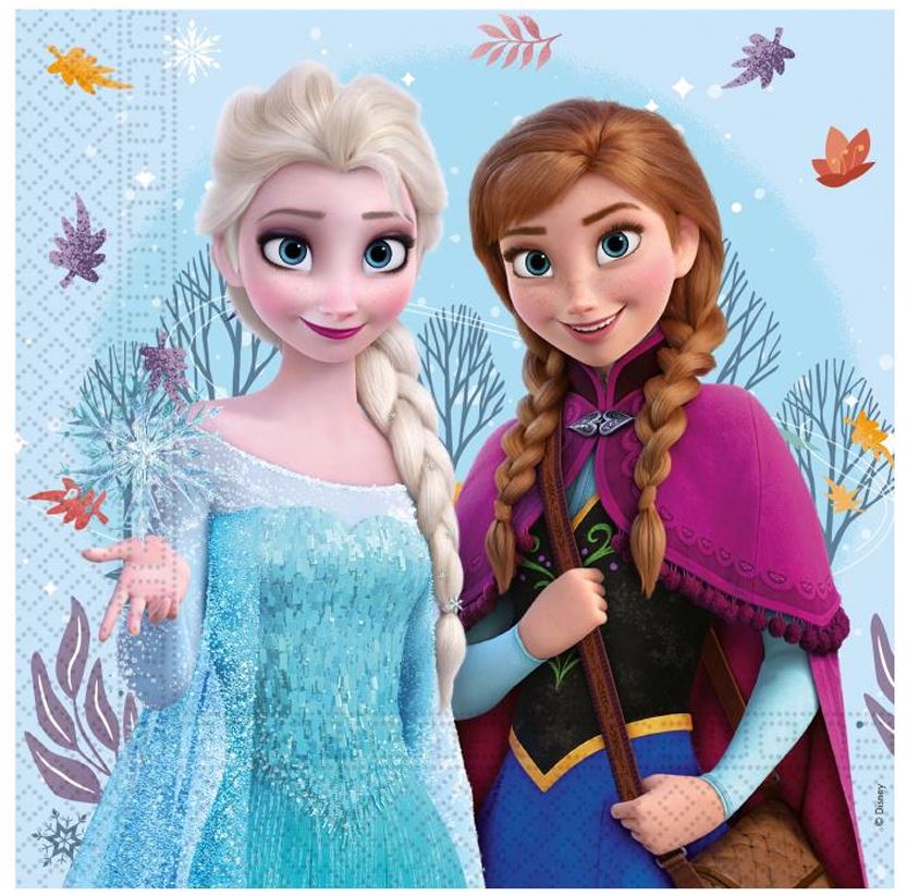 FROZEN IDYLLIC WONDER SERVIETTE PAPIER 33x33cm 20pcs