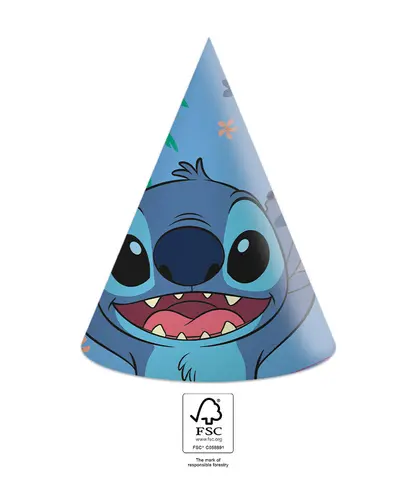 STITCH FSC CHAPEAUX EN PAPIER 6pcs