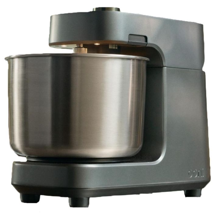 OONI - HALO PRO GRIJS - SPIRAALDEEGKNEEDMACHINE 750W - 34,4 × 25,2CM - H 43,6CM - INCLUSIEF DEEGHAAK - KLOPPER - PLATTE KLOPPER MET SILICONEN RAND