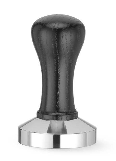 HENDI COFFEE PAD STAINLESS STEEL WOODEN HANDLE 5.5XHT9.5CM