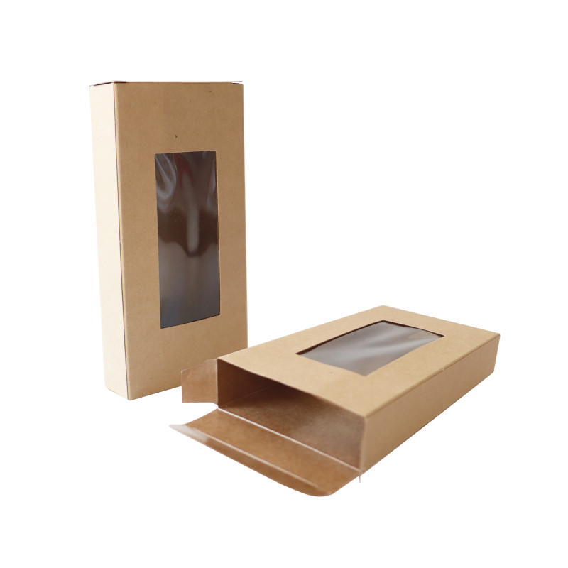 ETUI/BOITE TABLETTE DE CHOCOLAT 16X8CM HT 2.3CM AVEC FENETRE 100 pces 