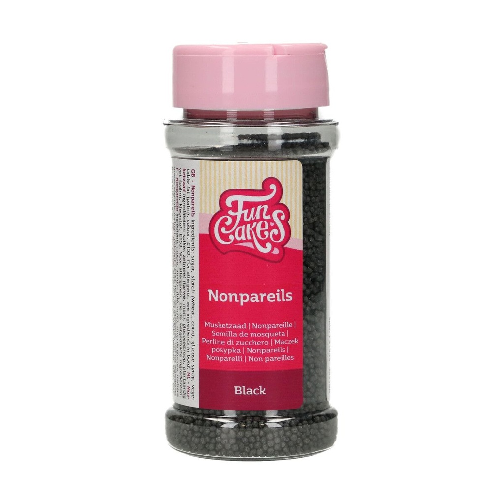 FunCakes Nonpareils Zwart 80g