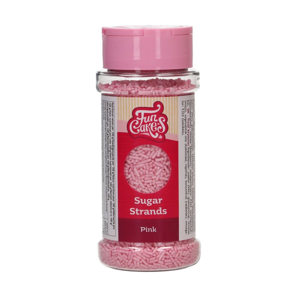 *FF*FunCakes Vermicelle en sucre Rose 80 g (EST REMPLACE PAR 00074849)