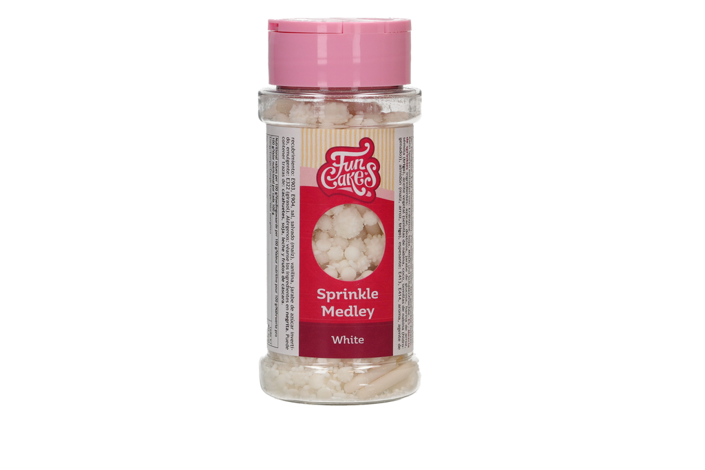 FunCakes MIX DECORATION EN SUCRE Blanc 65 g