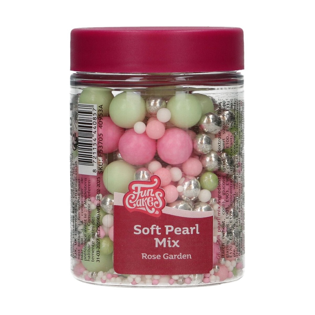 FunCakes MIX DECORATION EN SUCRE Rose Garden 80g
