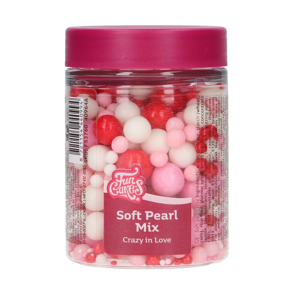 FunCakes MIX DECORATION EN SUCRE Crazy in Love 80g