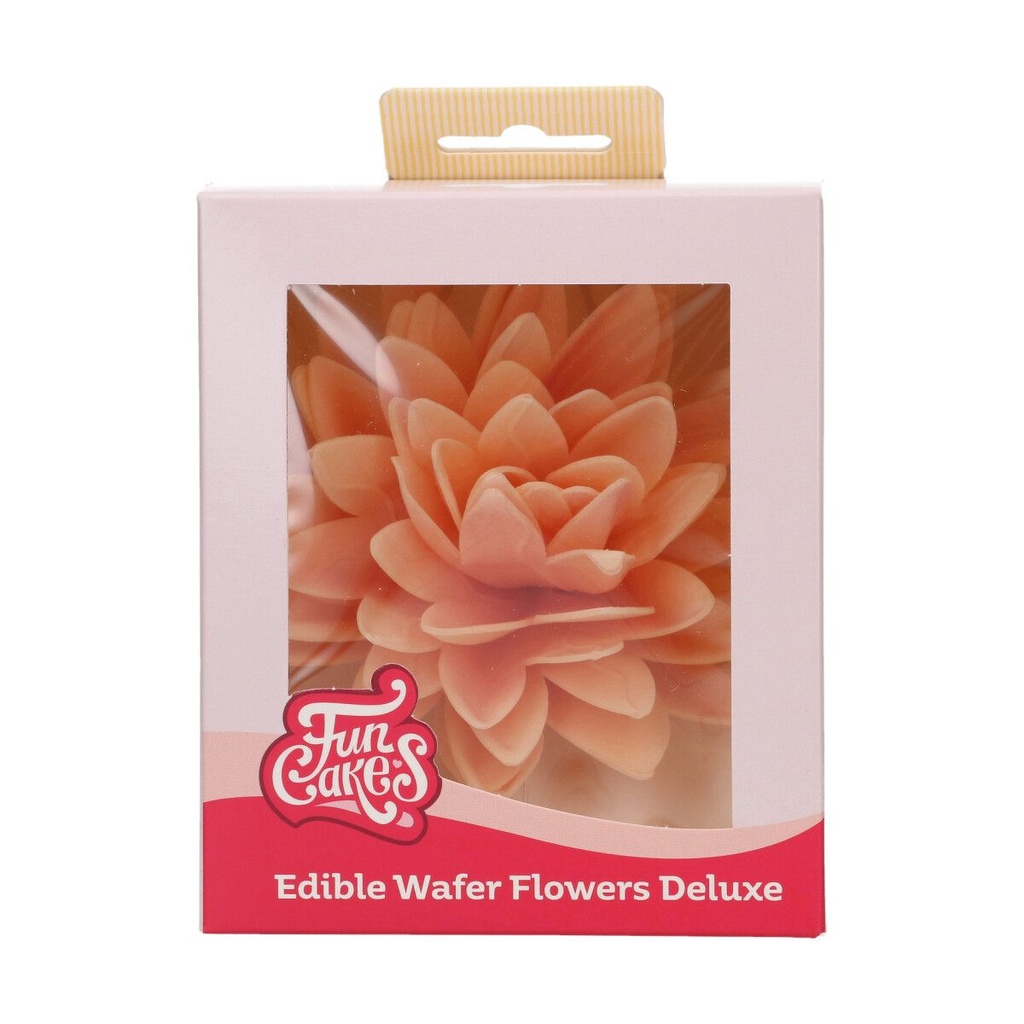 FunCakes fleurs azyme Pivoine Orange 12,5cm