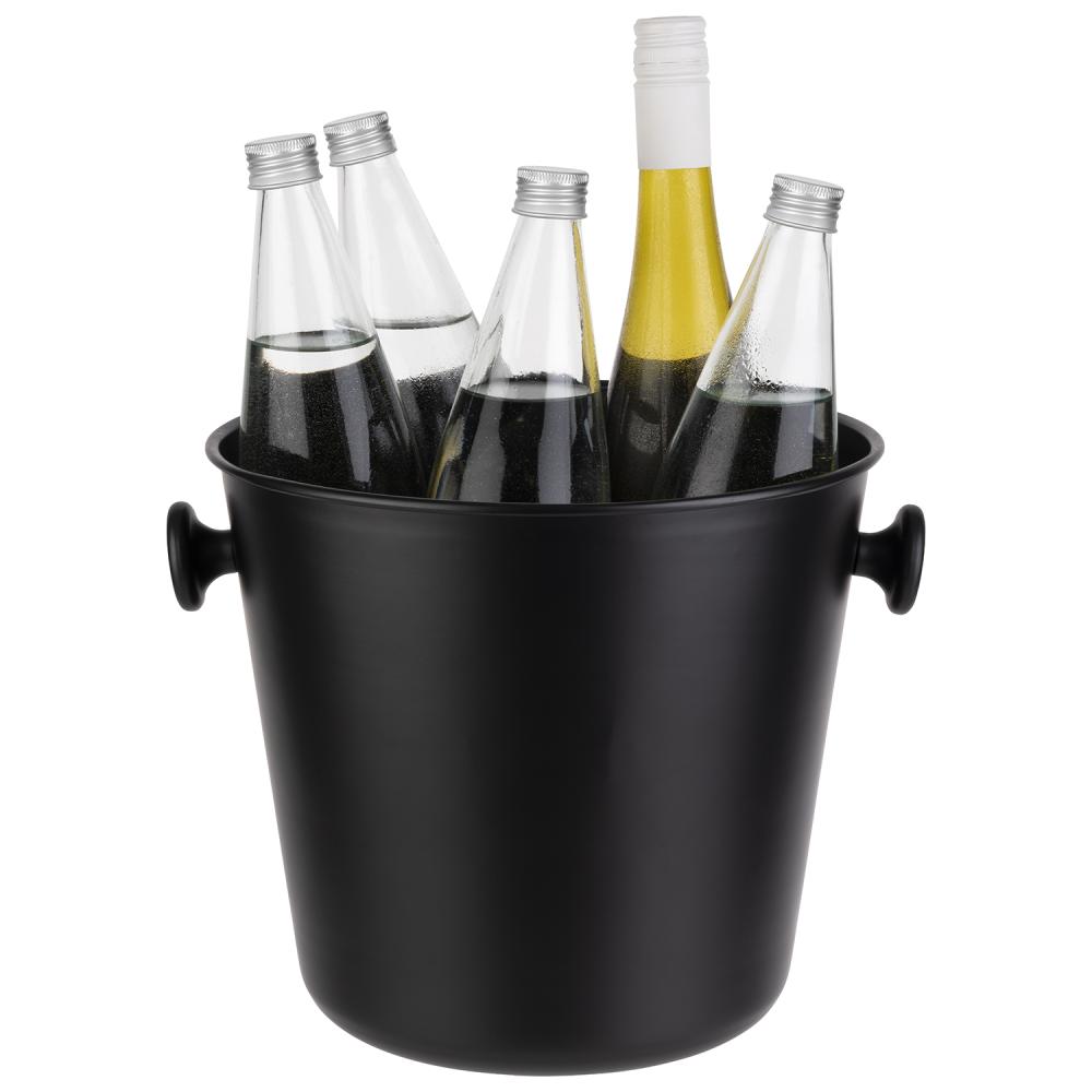 APS ALU/ABS KOELER EMMER ZWART 27X32XH23CM - 8.0L - 36117 - MAGNUM