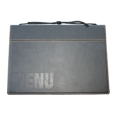 CARTE MENU A4 TRENDY RANGE NOIR