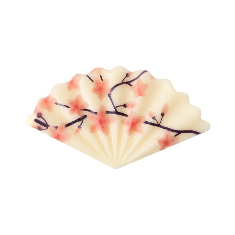 2000426 EVENTAIL AVEC FLEURS 5,5X3 CM 100PCS ***S/CDE***