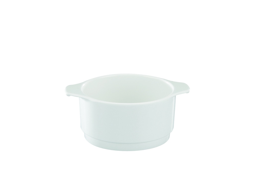 WACA BOL MELAMINE 35CL BLANC 11XH5.7CM 2 TENONS MODELE DROIT - 1864-70