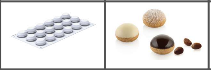 SILIKOMART MOULE BIGNÈ PERFETTO 14 - ø35 H 20 MM - 18 EMPREINTES DE 14ML