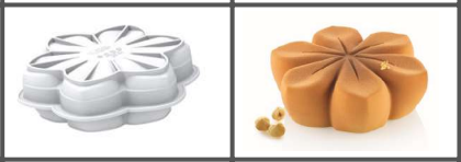 SILIKOMART MOULE FLEUR HANA 1000 - ø180 H 60 MM - 1000ML