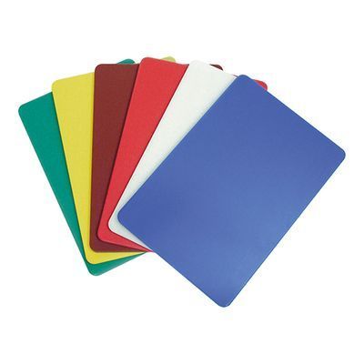 CATERCHEF SET DE 6 PLANCHES POLY 35X24X1CM DIVERS COLORIS S/RIGOLE