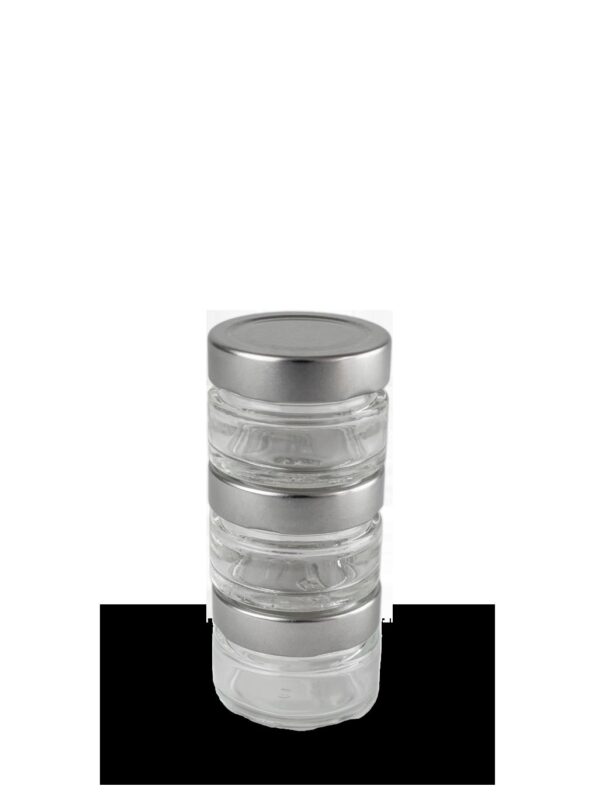 PEUGEOT MAESTRO SET OF 3 EMPTY GLASS BOTTLES