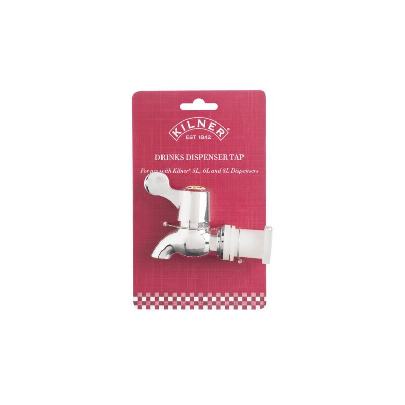 KILNER GLASS BEVERAGE DISPENSER TAP