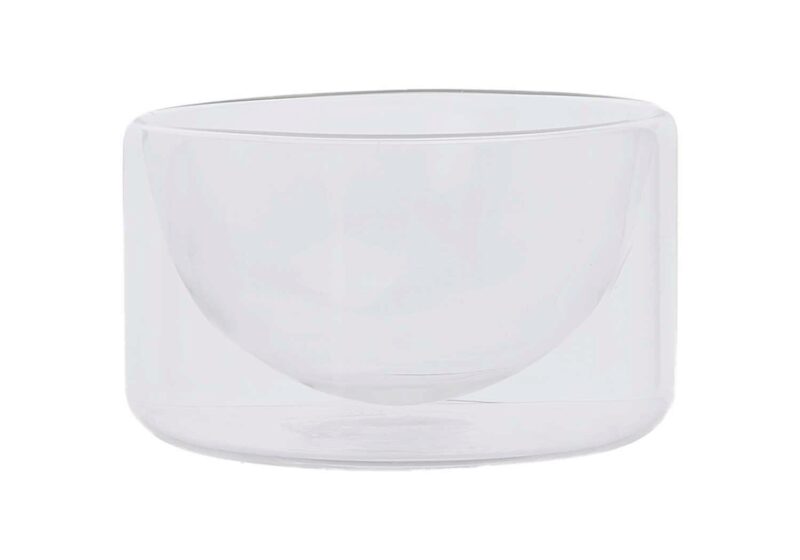 *FF* C&T SET 2 COUPES A GLACE 34CL 12XH7CM DOUBLE PAROI BOROSILICATE