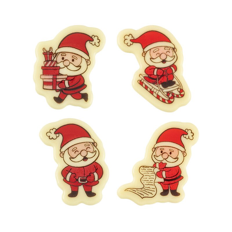 2015445 Kerstman 4,5 cm 100pcs ***OP/ORDER***