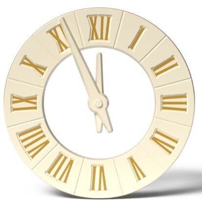 2015741 Horloge 12 cm 10pcs 