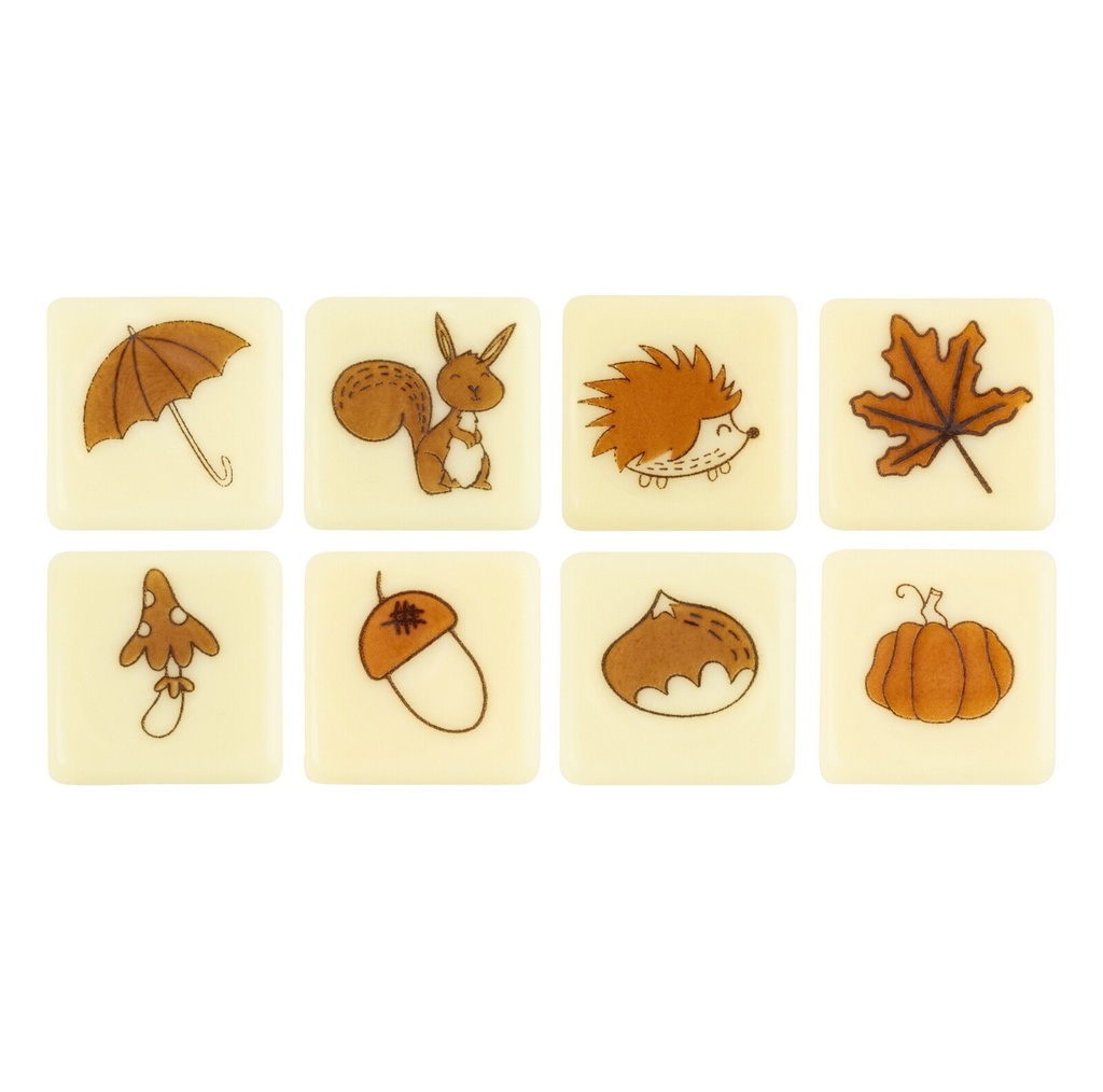 2014318 Plate Autumn 2,5 cm pure 200pcs