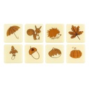 2014318 Plaquette Automne 2,5 cm 200pcs