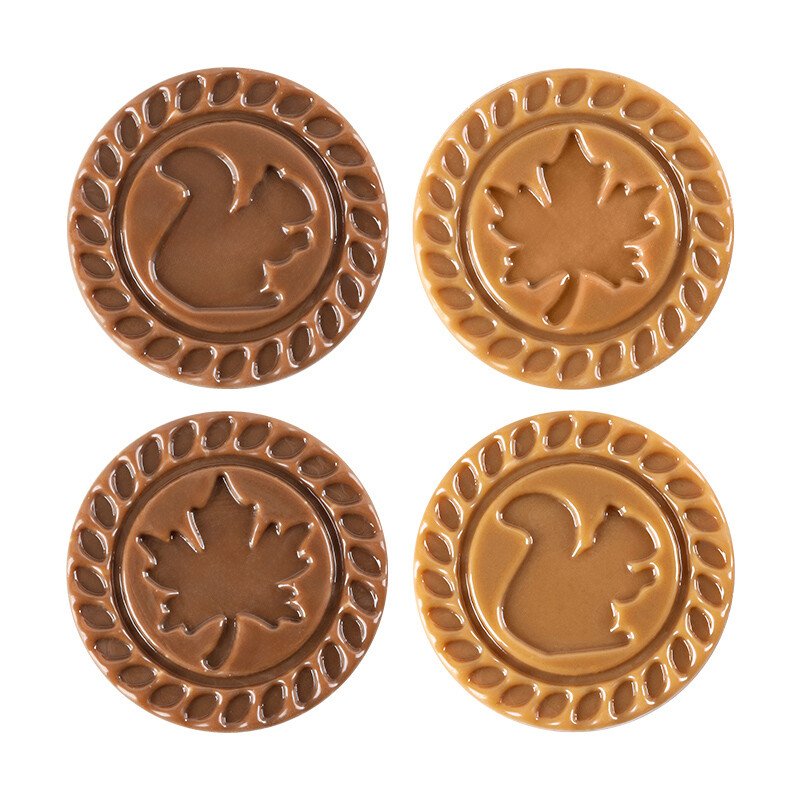 2015417 Rondje herfst 3,8 cm 120pcs ***OP/ORDER***