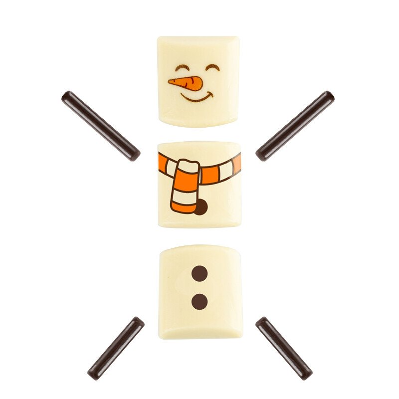 2015519 Sneeuwman 3 cm 168pcs ***OP/ORDER***