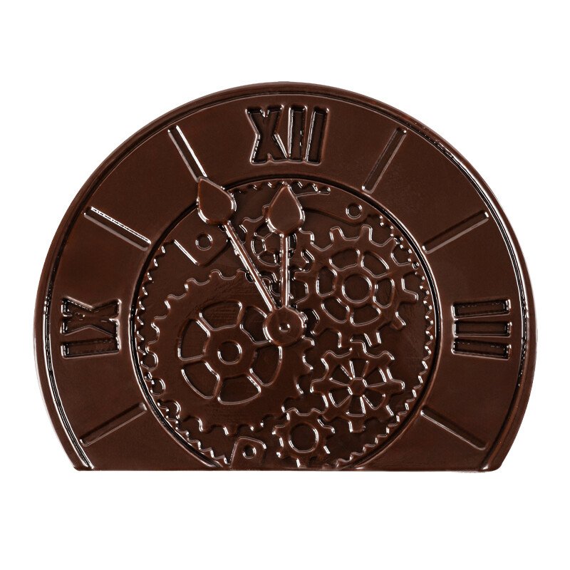 2015739 Cake end clock 10x8 cm 40pcs ***ON/ORDER***