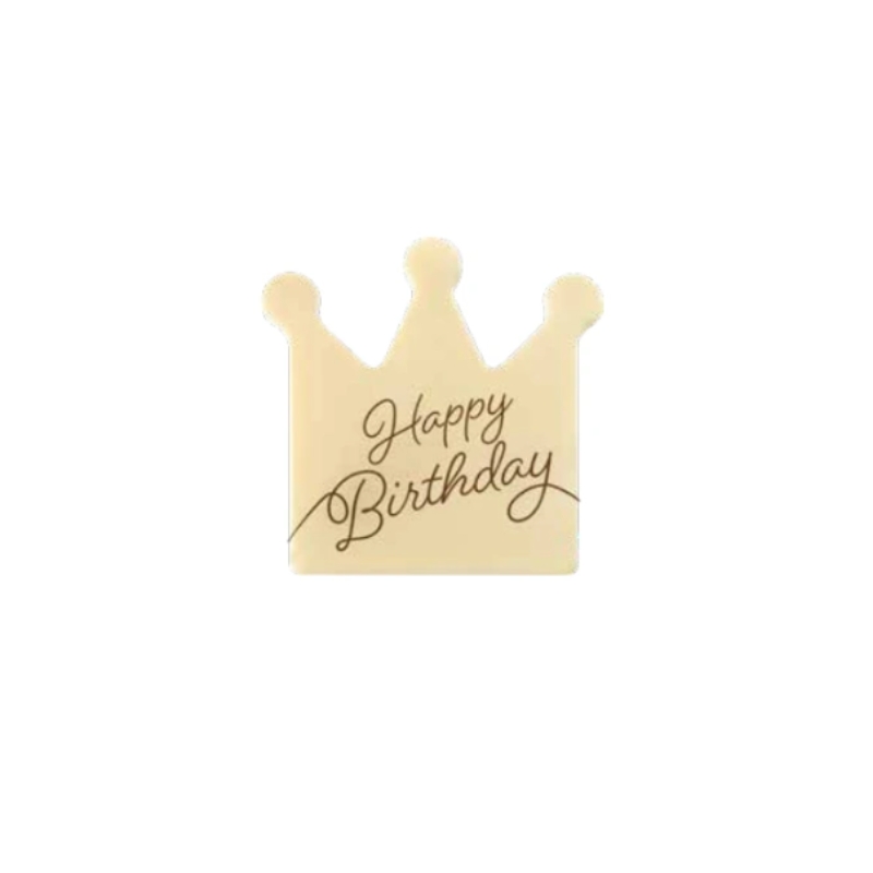 2067248 COURONNE HAPPY BIRTHDAY 11X12 CM 10PCS ***S/CDE***