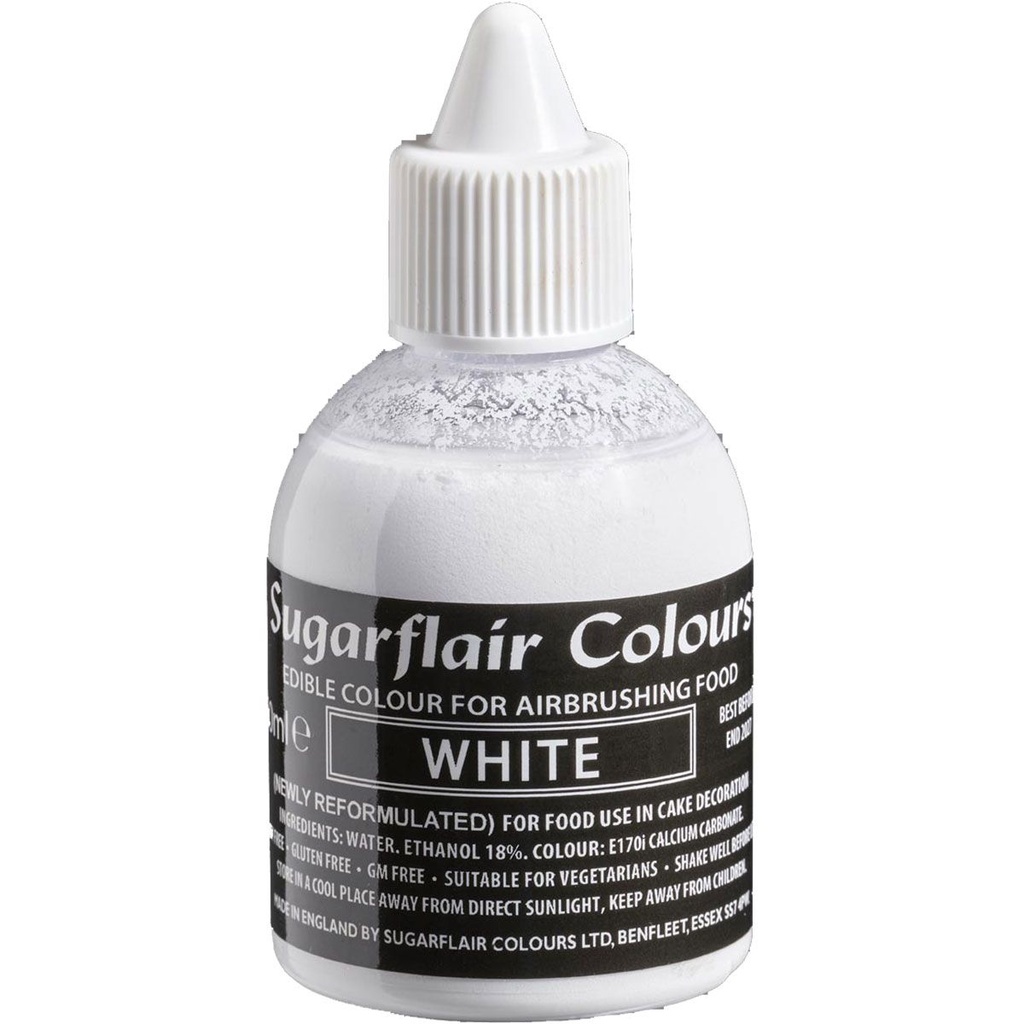 Witte Airbrush Kleurstof  Op Alcoholbasis 60 ml