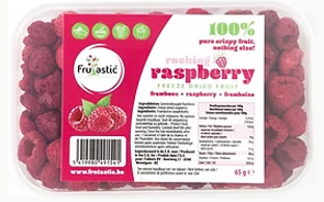 FRAMBOISES LYOPHILISEES EN BARQUETTE DE 65G