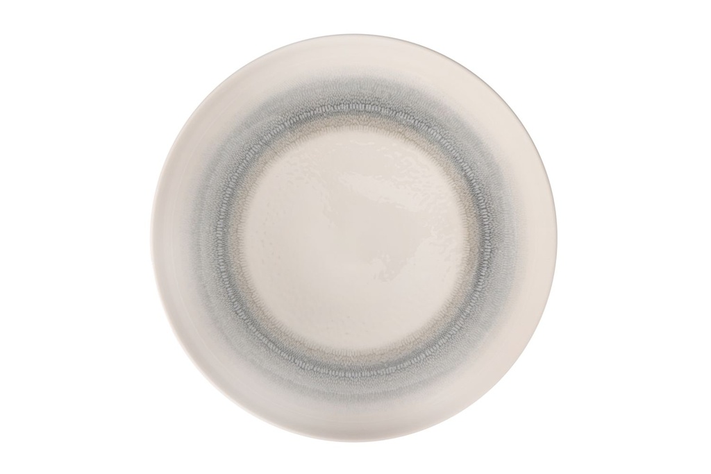 PIOLI NEPTUNE SOUP PLATE 25CM WHITE/BLUE PORCELAIN - NE17AP25