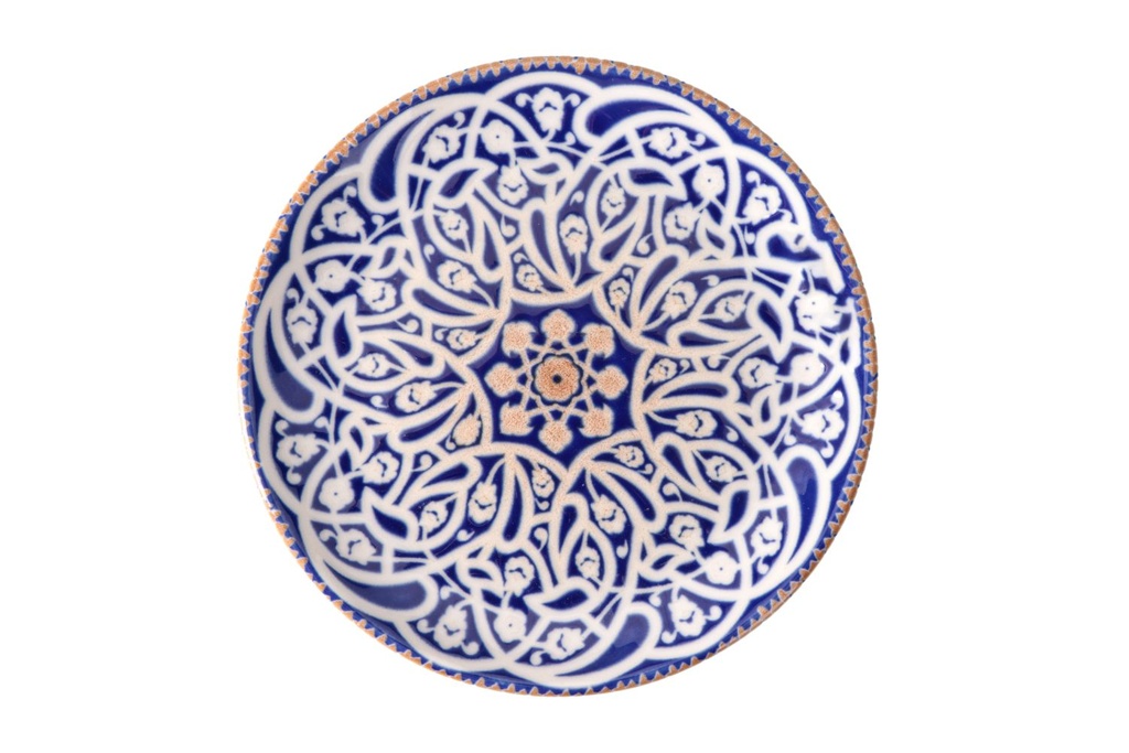 PIOLI ORIENTAL DINNER PLATE 23CM BLUE/WHITE PORCELAIN - OR18ML23