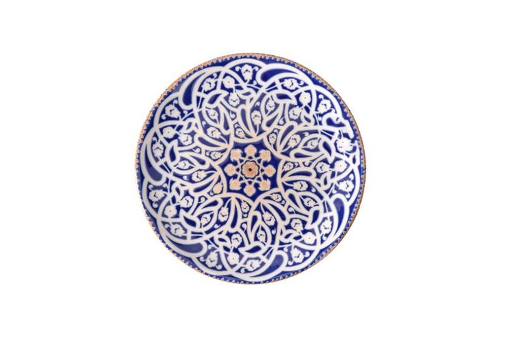 PIOLI OOSTERS SOEPBORD 26CM BLAUW/WIT PORSELEIN - OR17ML26