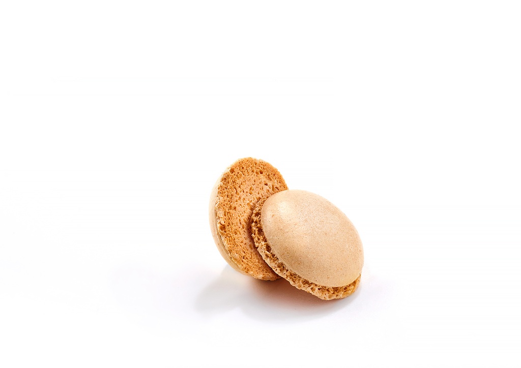MACARONS COQUE NATURE-VANILLE Ø3,5CM 180 PCES