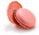 CHEF GOURMET MACARONS PINK SHELLS STRAWBERRY Ø3.5 CM 180 PIECES