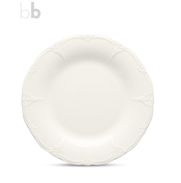 BONBISTRO RETRO BORD 32CM IVOOR PORSELEIN - 741083