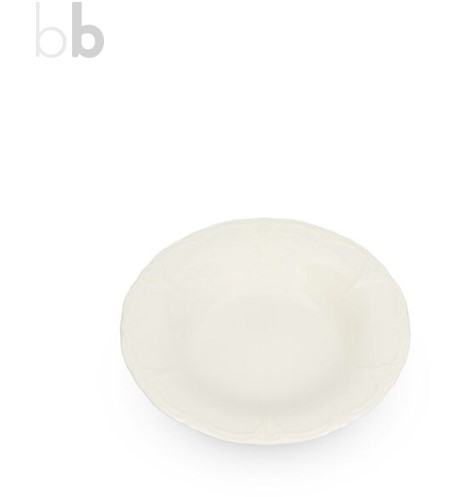 BONBISTRO RETRO SOUP PLATE 23.5CM IVORY PORCELAIN - 741084
