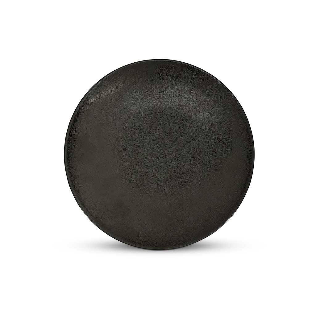 *FDS*BONBISTRO OVIO NOIR ASSIETTE 27CM PORCELAINE - 740322