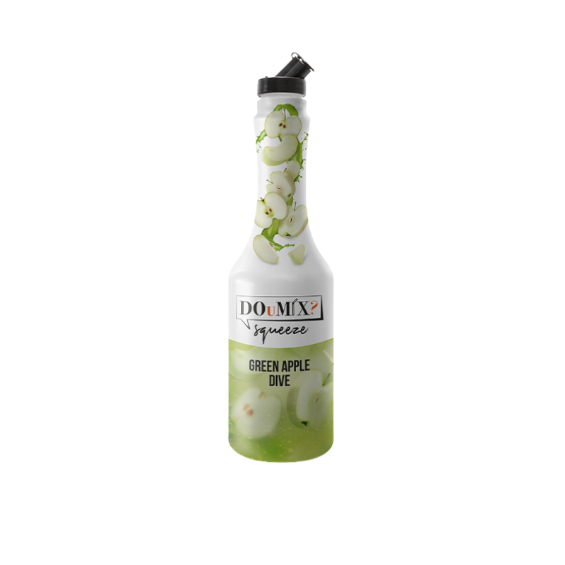 DOUMIX SQUEEZE "PRESSED FRUITS" GREEN APPLE 1L