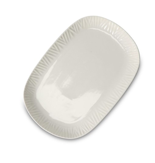 BONBISTRO VISTA PLAT PORCELAINE BLANCHE 36X24CM - 743118 