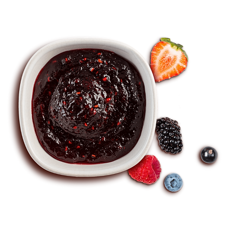 GIUSO MY FARCY RODE VRUCHT SMAAK VULLING 0,9 kg