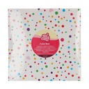 FUNCAKES CONFETTI CAKE BOX 25 X 25 CM H15