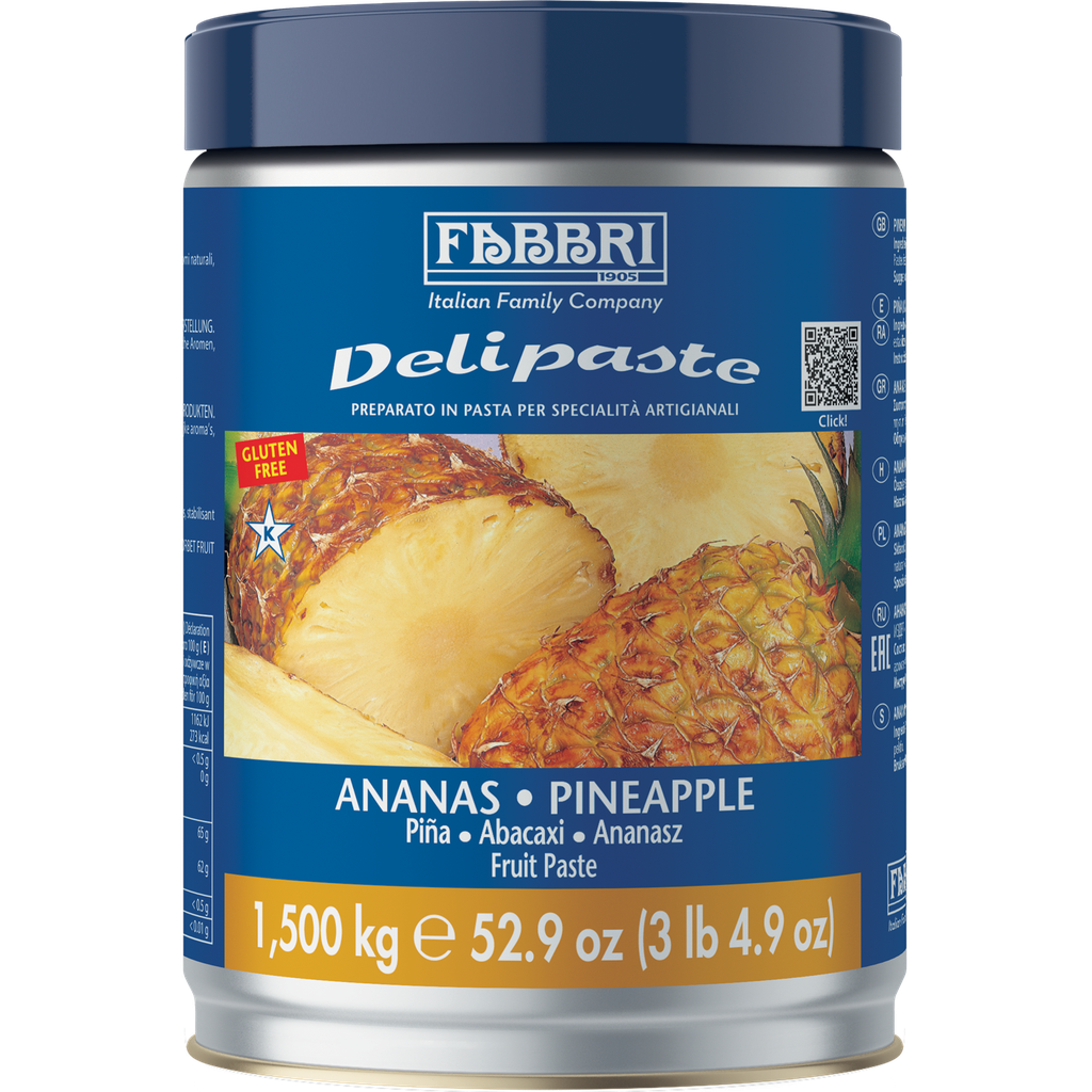FABBRI DELIPASTA AROME ANANAS 1.5KG ***S/CD***