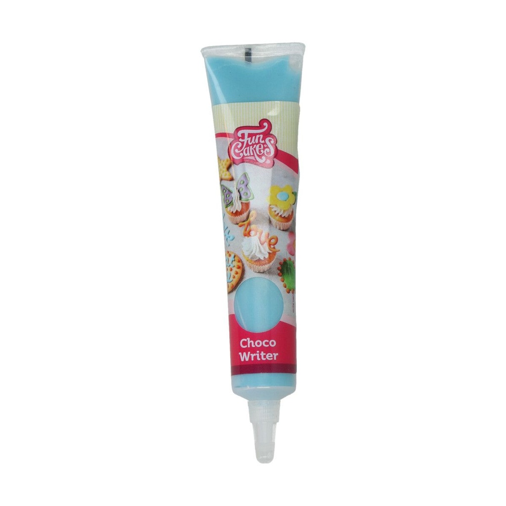 FUNCAKES CHOCO SCHRIJFSTIFT HEMELBLAUW 25G
