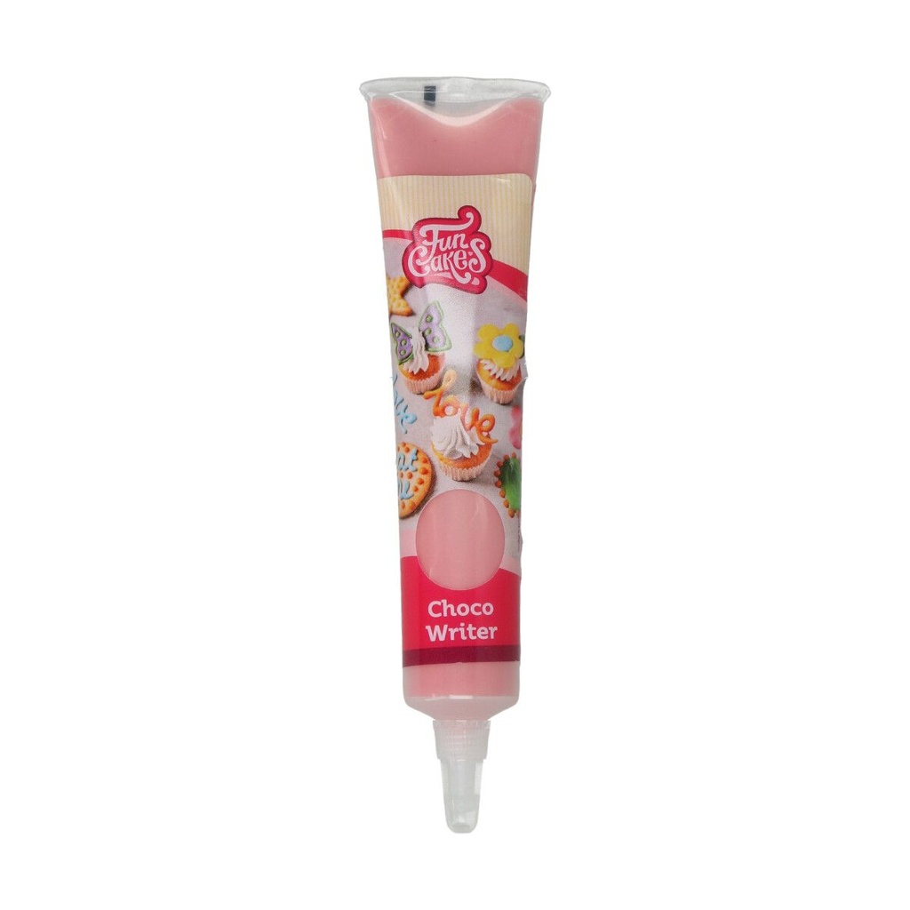FUNCAKES CHOCO SCHRIJFSTIFT PASTELROZE 25G