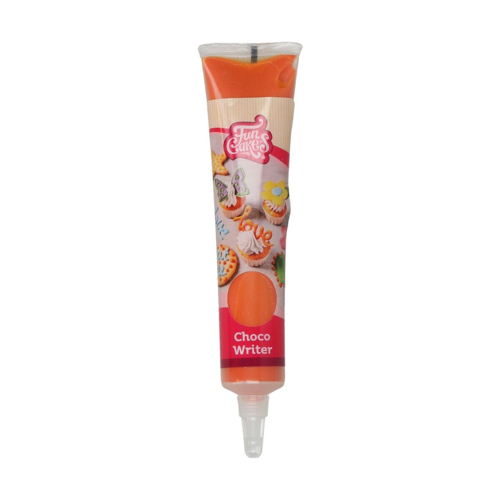 FUNCAKES CHOCO WRITING PEN ORANGE 25G