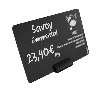 CARTES PVC NOIRES MATES rPETG - 85,6 X 54 MM 0,76MM -- 5X100 PCES